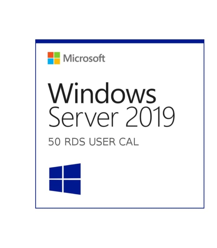 Microsoft Windows Server 2019 50 Users CALs Lifetime License Key