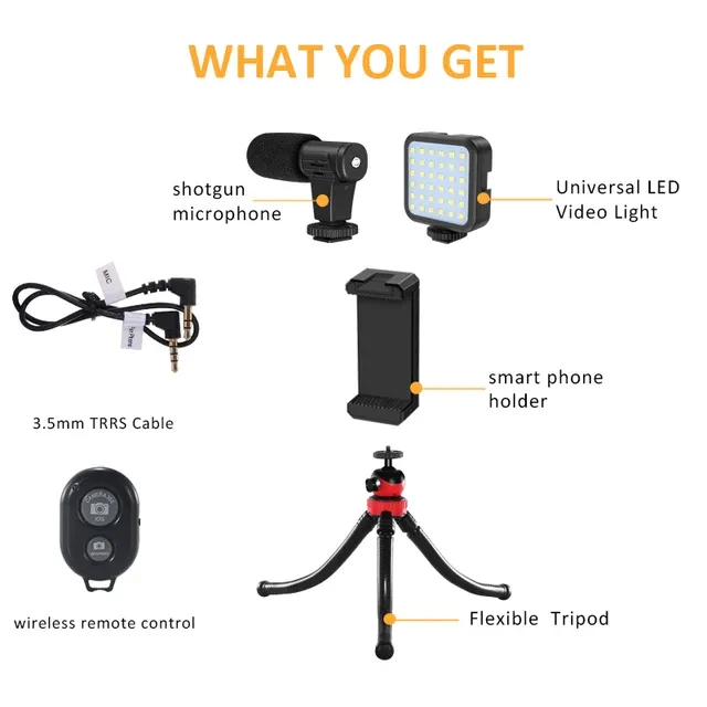 Plokama Video Making Kit Luz Led Selfie Pk 775