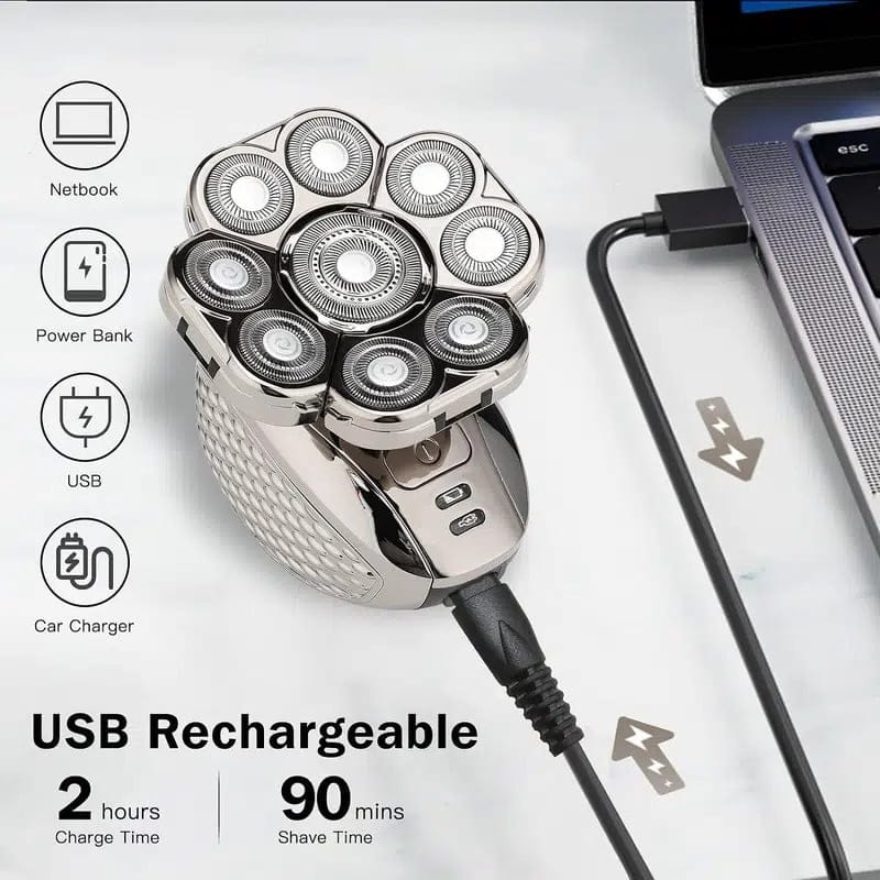 Yebicola 4D Head Shavers for Bald Men, Upgraded 9 Floating Heads