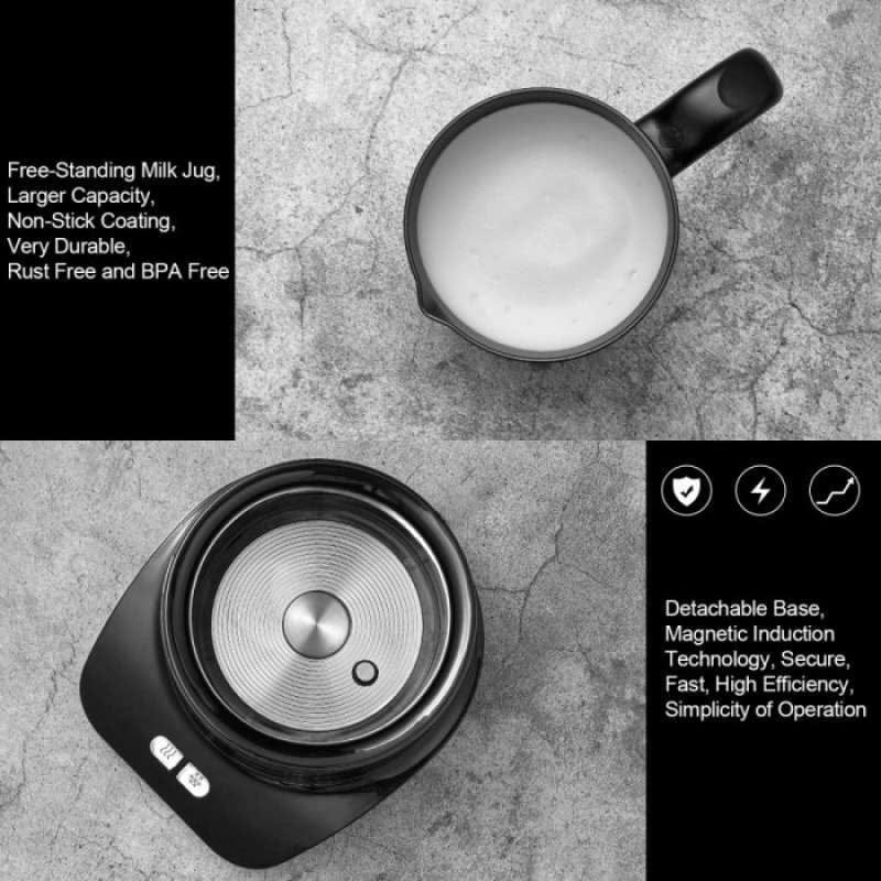 AICOOK MMF 909 Milk Frother Electric for Hot and Cold Milk