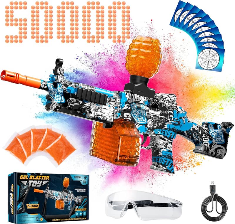 Gel Blaster Toy Long Distance Team Shooting Game 50,000 Bullets
