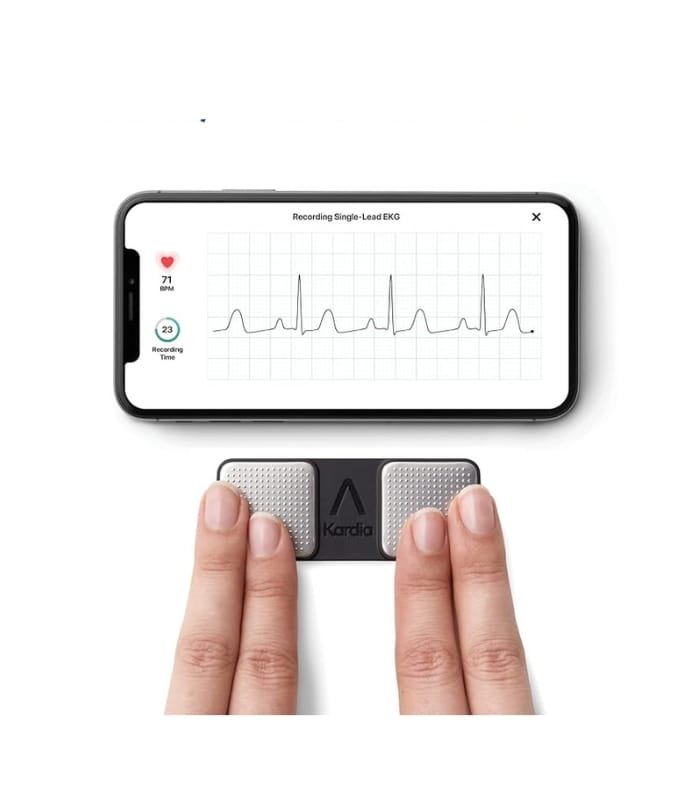KardiaMobile 1-Lead Personal EKG Monitor – Record EKGs at Home – Detects AFib and Irregular Arrhythmias