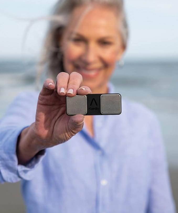 KardiaMobile 1-Lead Personal EKG Monitor – Record EKGs at Home – Detects AFib and Irregular Arrhythmias