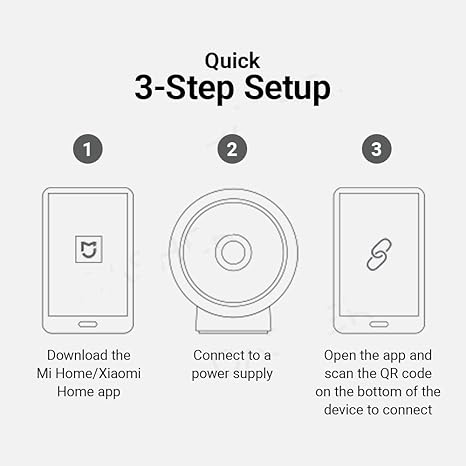 Xiaomi Mi Camera 2K Magnetic Mount, Ultra Clear 2k Image Quality