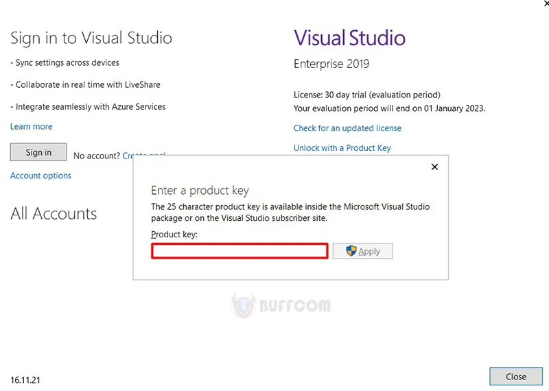 Microsoft Visual Studio 2019 Enterprise