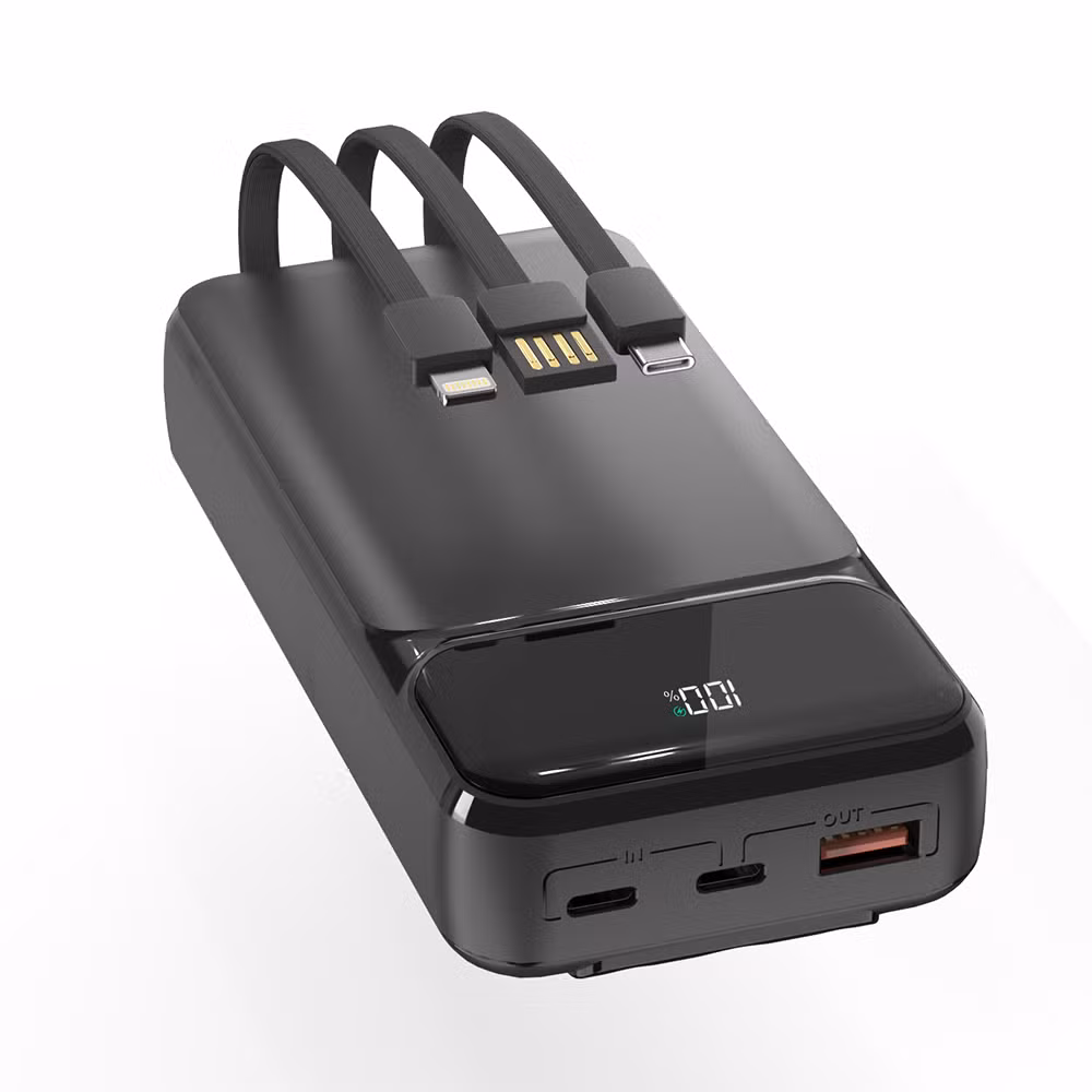 Aspor A316 20000mAh 22.5W Built-in Cable Fast Charging Power Bank