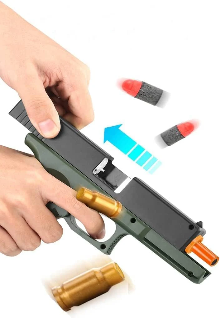 Classic Glock Soft Bullet Toy Gun ( MANUAL )