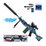 Rifle Automatic Machine Gun Gel BBs Huge Magazine