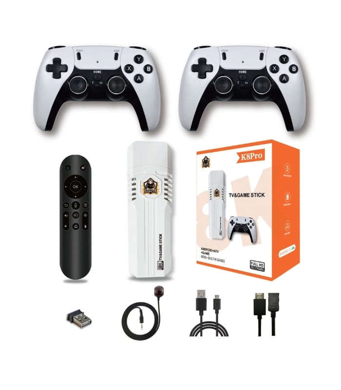K8 Pro 40000+ Games 8K Wireless Game Console Stick with Android 12.1
